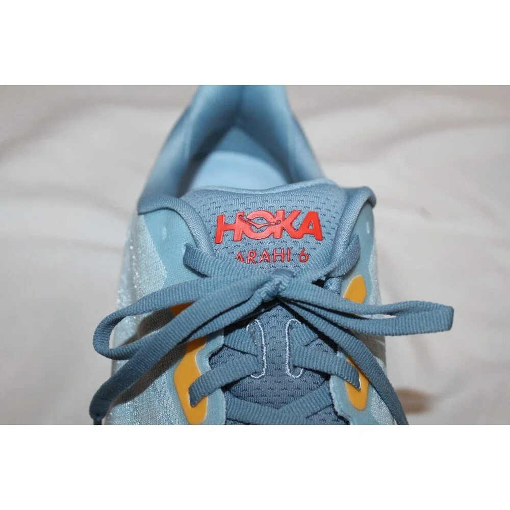 Hoka One Arahi 6 Men's Running Sneakers Blue Red‎ Orange